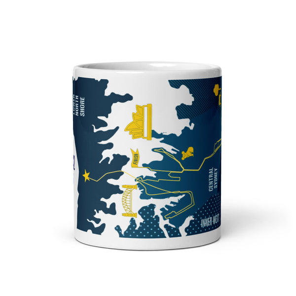 Personalized Sydney 26.2 Marathon Course Mug
