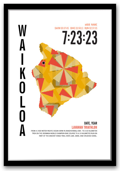 Lavaman Triathlon Map