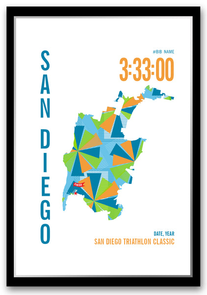 San Diego Triathlon Map