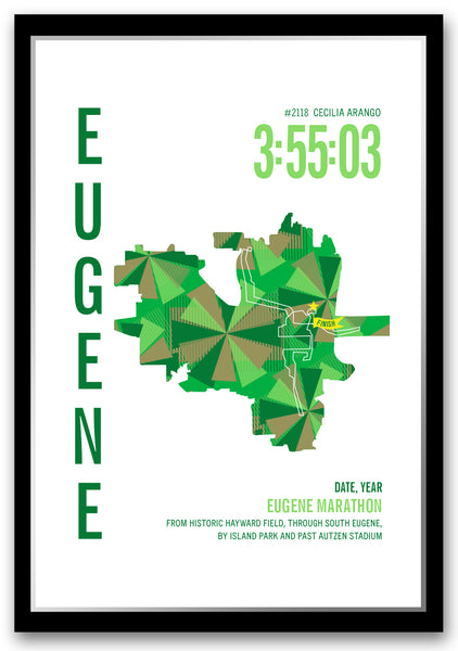 Eugene Marathoner Map