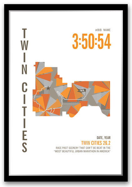 Twin Cities 26.2 Marathoner Map