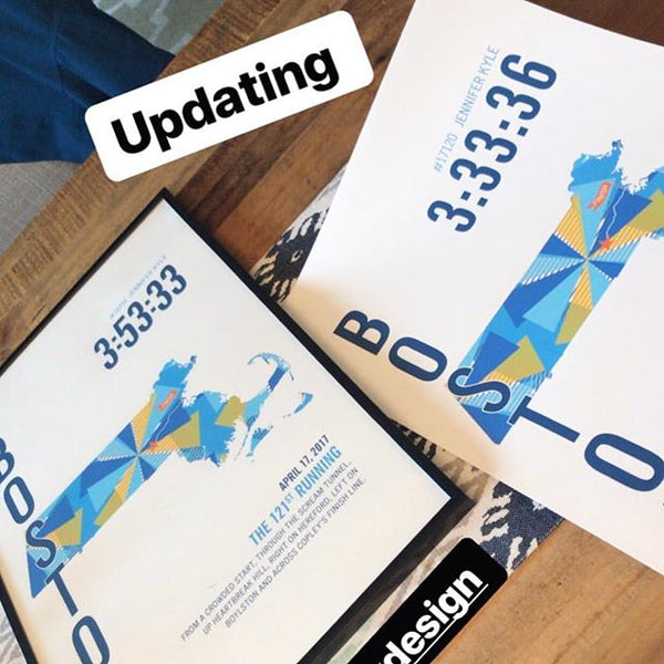 Boston 26.2 Marathoner Map