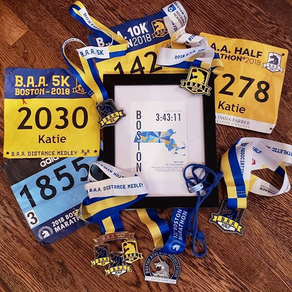 Boston 26.2 Marathoner Map