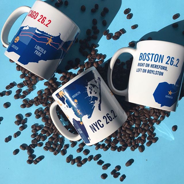 Chicago 26.2 Marathoner Map Course Mug