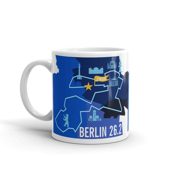 Berlin 26.2 Marathoner Course Map Mug