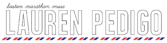 Boston Marathon Muse: Lauren Pedigo