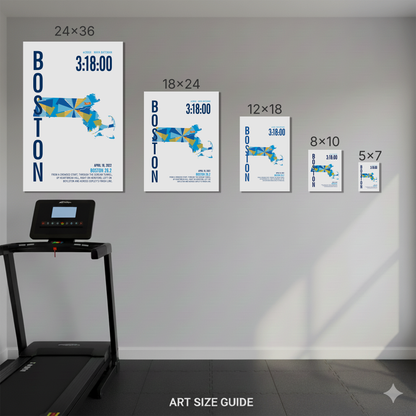 Sydney 26.2 City Race Map Marathon Poster