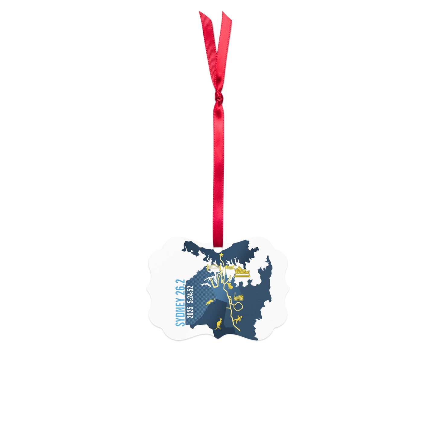 Sydney Iconic Marathon Course Ornament