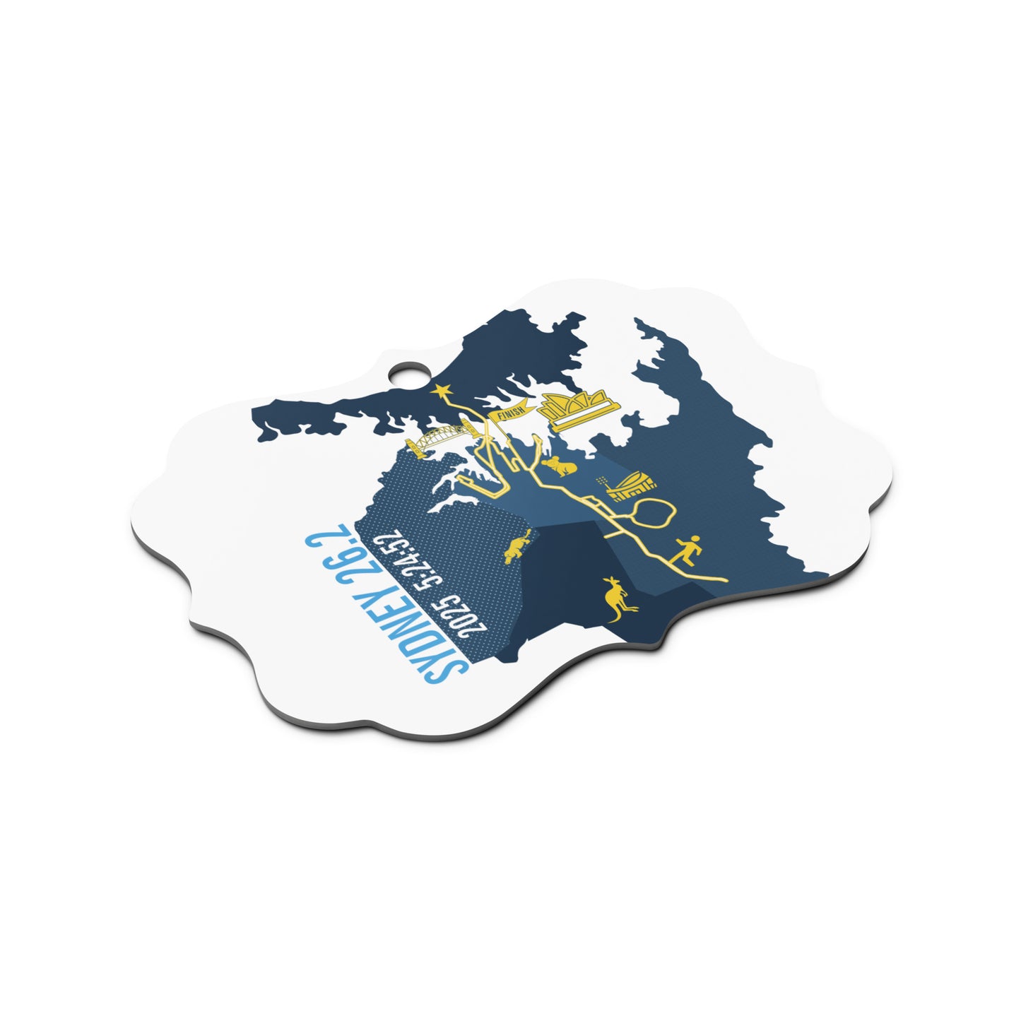 Sydney Iconic Marathon Course Ornament