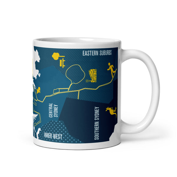 Personalized Sydney 26.2 Marathon Course Mug