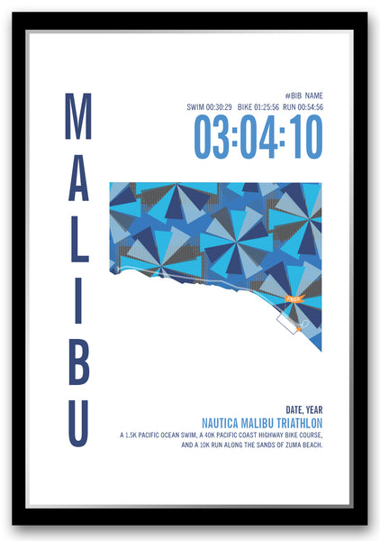 Nautica Malibu Triathlon Map