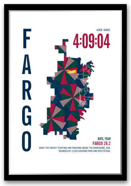 Fargo Marathoner Map