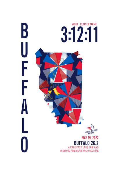 Buffalo 26.2 Marathoner City Race Map