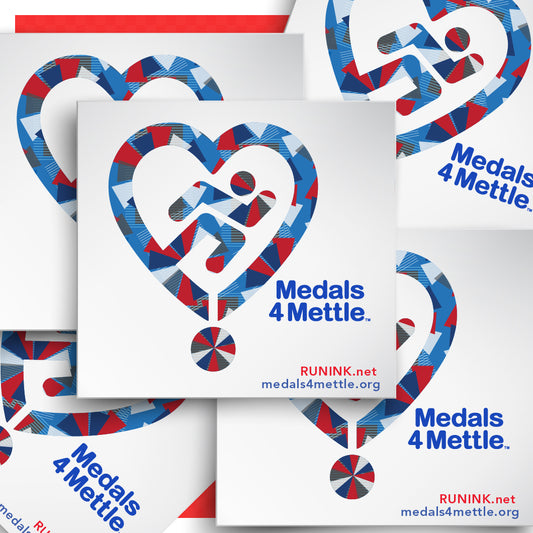 Medals4Mettle Vinyl Sticker