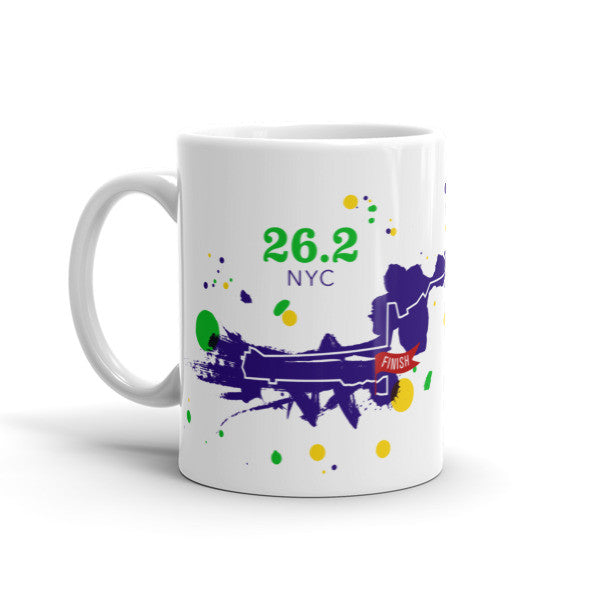 NYC 26.2 Course Mug - Run Ink