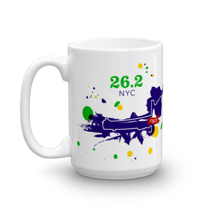 NYC 26.2 Course Mug - Run Ink