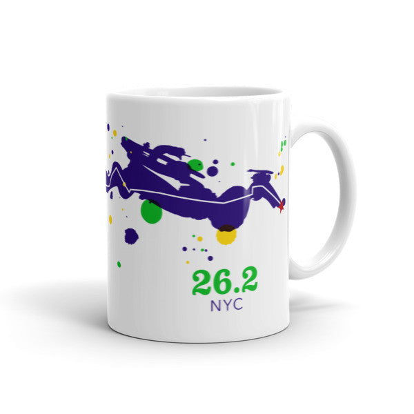 NYC 26.2 Course Mug - Run Ink