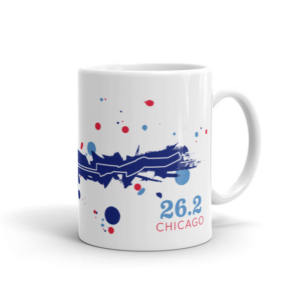 Chicago 26.2 Course Mug - Run Ink - 1