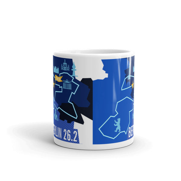 Berlin 26.2 Marathoner Course Map Mug