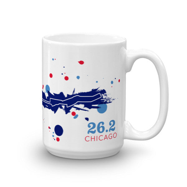 Chicago 26.2 Course Mug - Run Ink