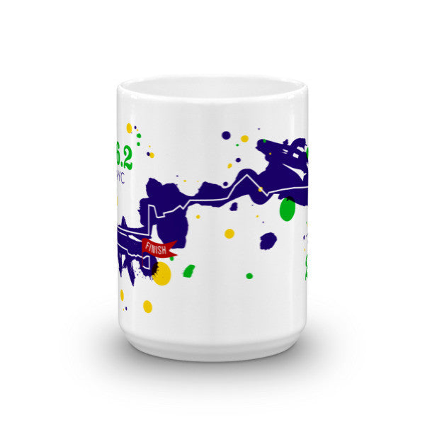 NYC 26.2 Course Mug - Run Ink