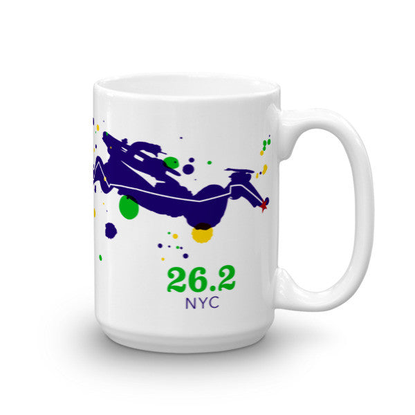 NYC 26.2 Course Mug - Run Ink