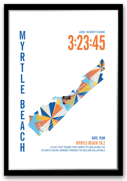Myrtle Beach 26.2 Marathoner Map