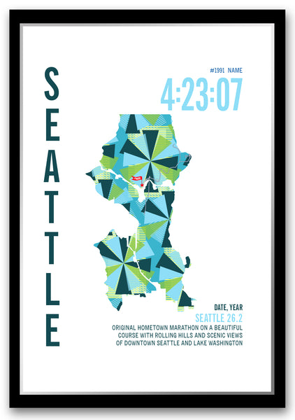 Seattle Marathoner Map