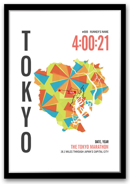 Tokyo 26.2 Marathoner Map